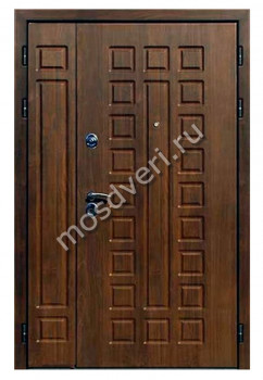 Двухстворчатая входная дверь в квартиру DDV-13 - купить от производителя Мосдвери Двухстворчатая входная дверь в квартиру DDV-13